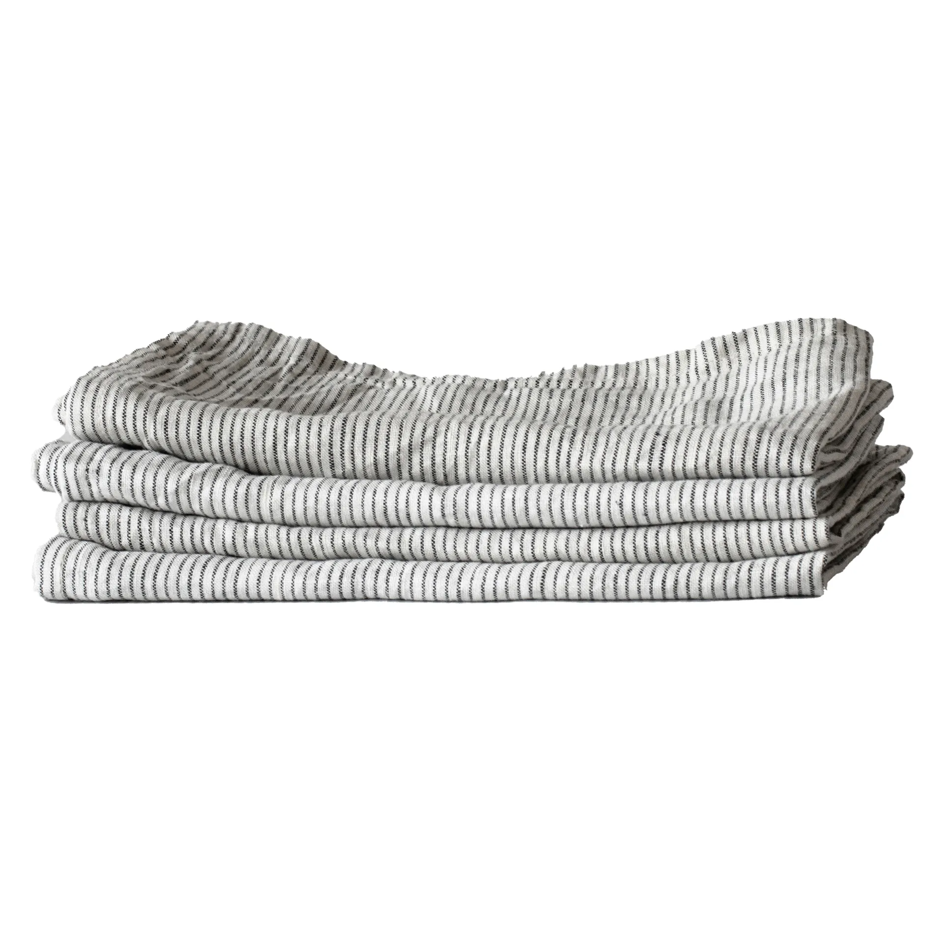 Tell Me More Geschirrtuch Leinen 60 x 80cm, Pinstripe Tell Me More