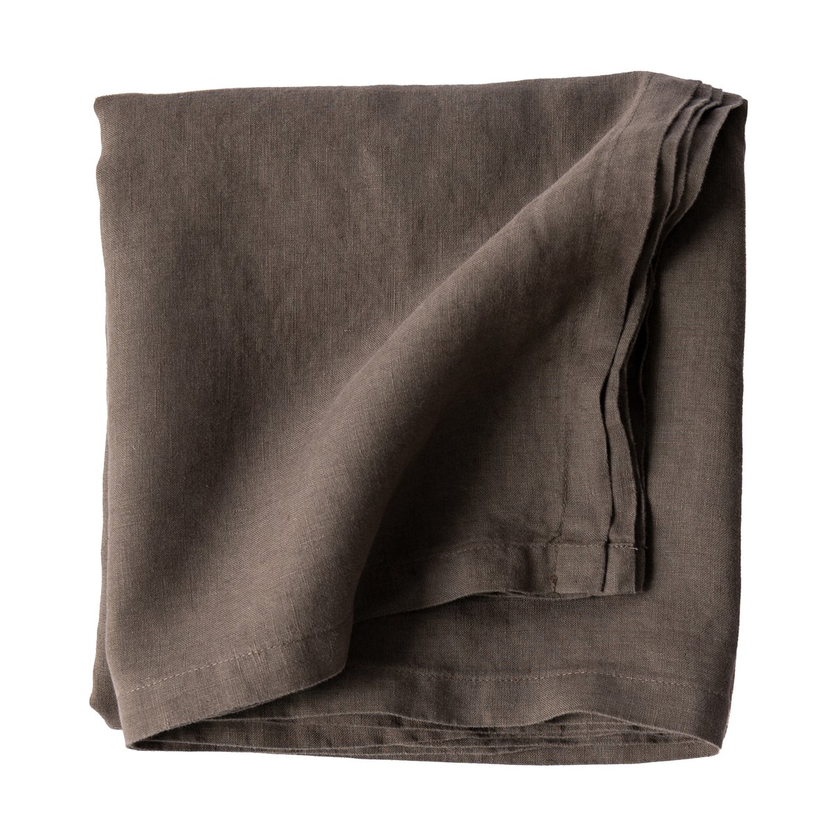 Tell Me More Tell Me More Leinentischtuch 145x145 cm Taupe