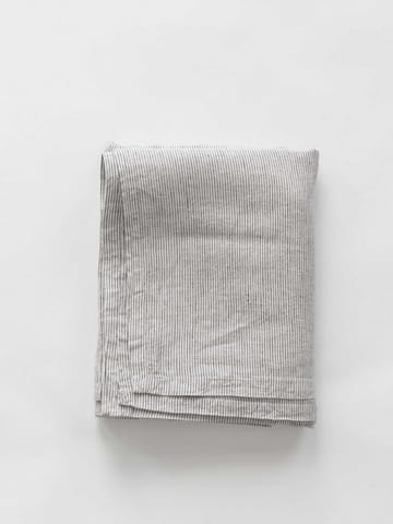 Tischdecke aus Leinen 160 x 330 cm - Pinestripe - Tell Me More