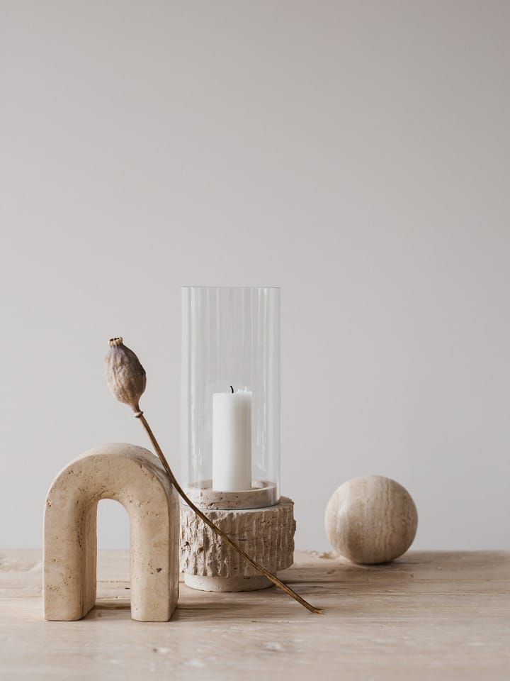 Travertine Buchstütze - 15cm - Tell Me More