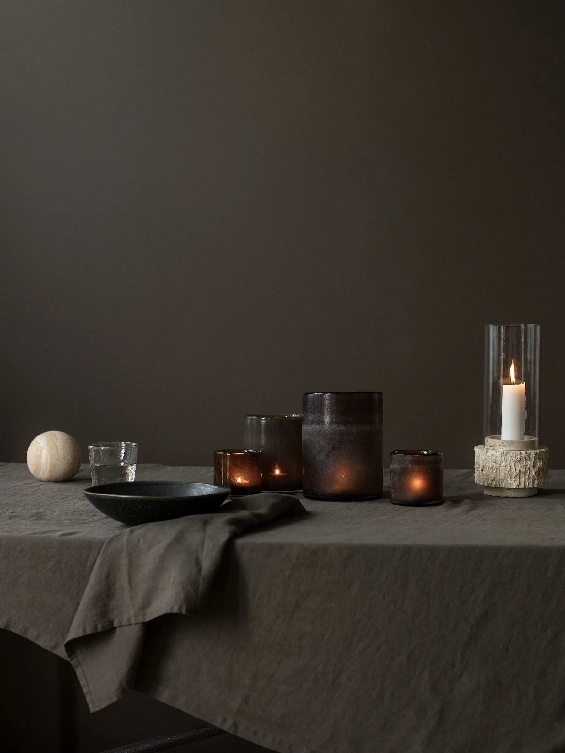 Travertine Laterne, 30cm Tell Me More