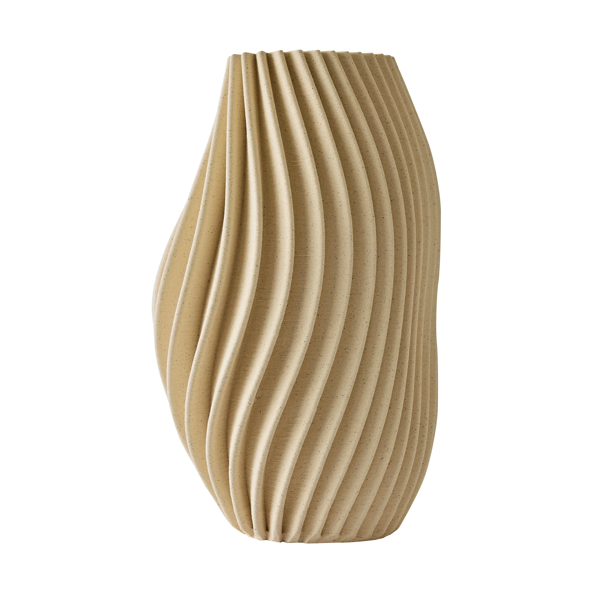 Vento Vase, Sand, large 41 cm Tell Me More