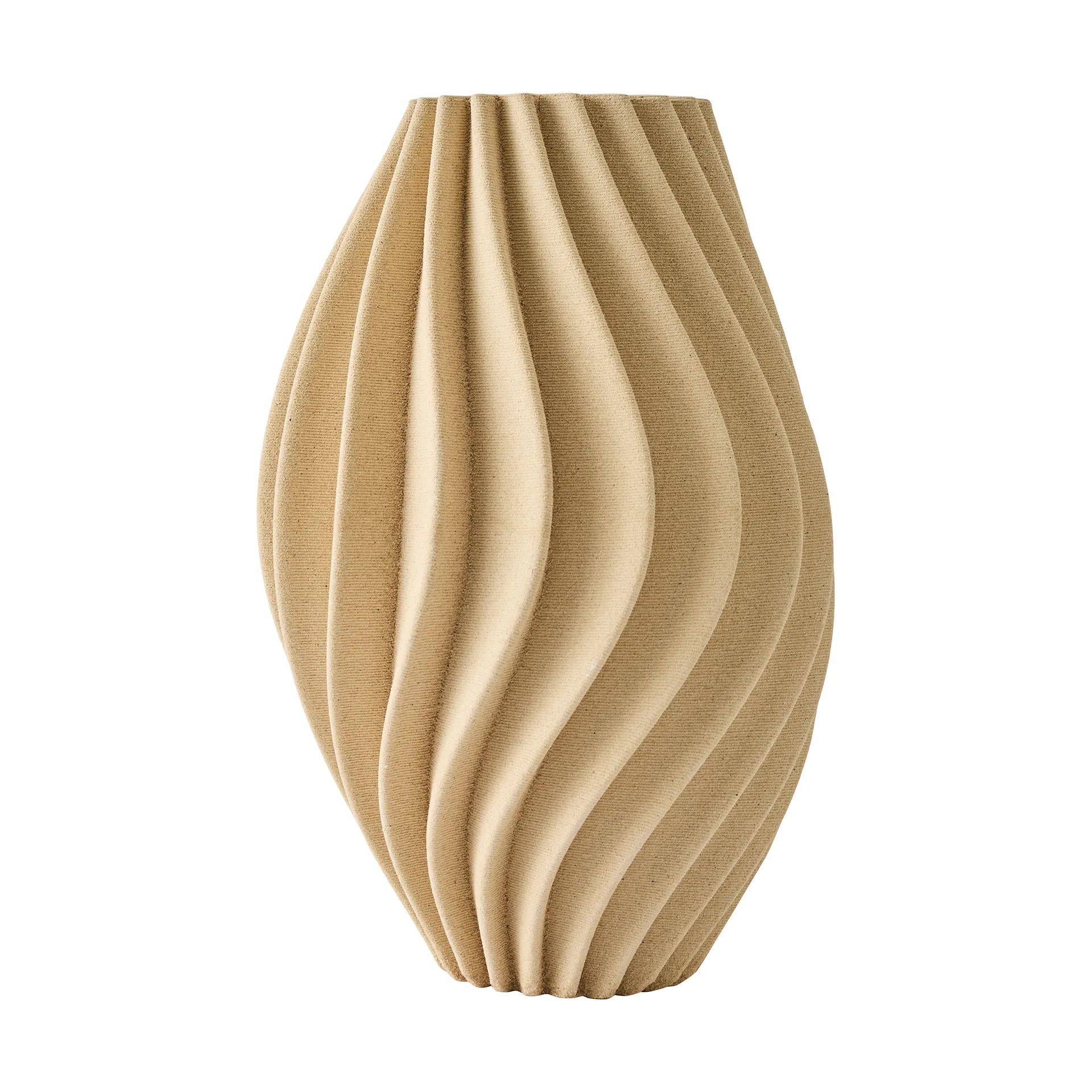 Vento Vase, Sand, small 32 cm Tell Me More