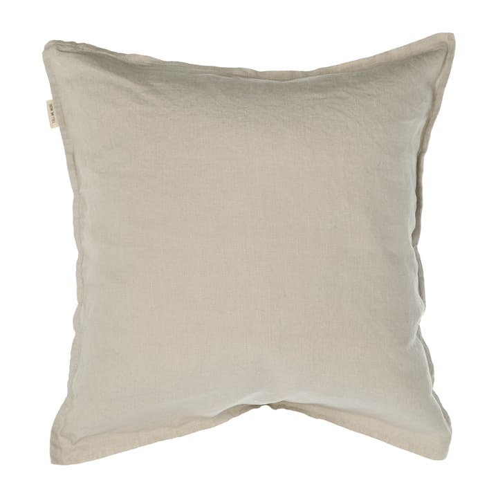 Washed linen Kissenbezug 50 x 50cm - Varmgrau (grey) - Tell Me More