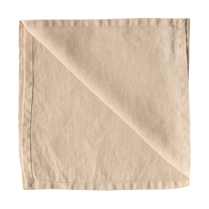 Washed linen Serviette - Sand - Tell Me More