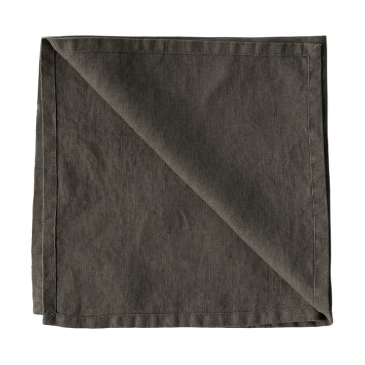 Washed linen Serviette - Taupe - Tell Me More