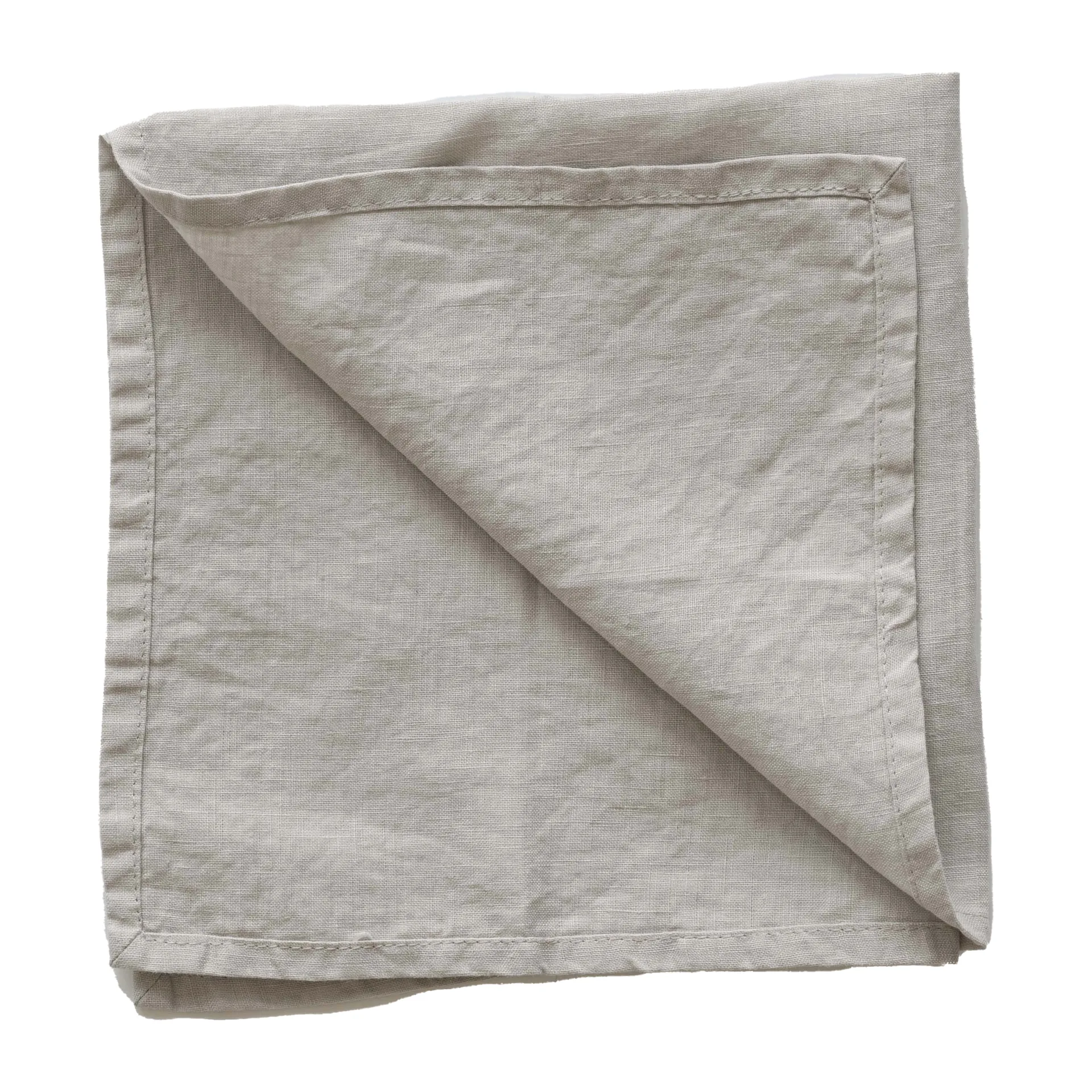 Washed linen Serviette, Varmgrau (grey) Tell Me More