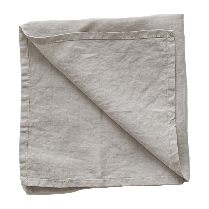 Washed linen Serviette - Varmgrau - Tell Me More