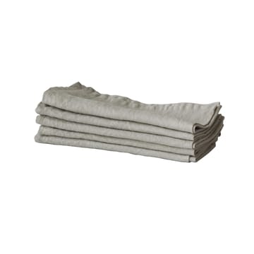 Washed linen Serviette - Varmgrau - Tell Me More