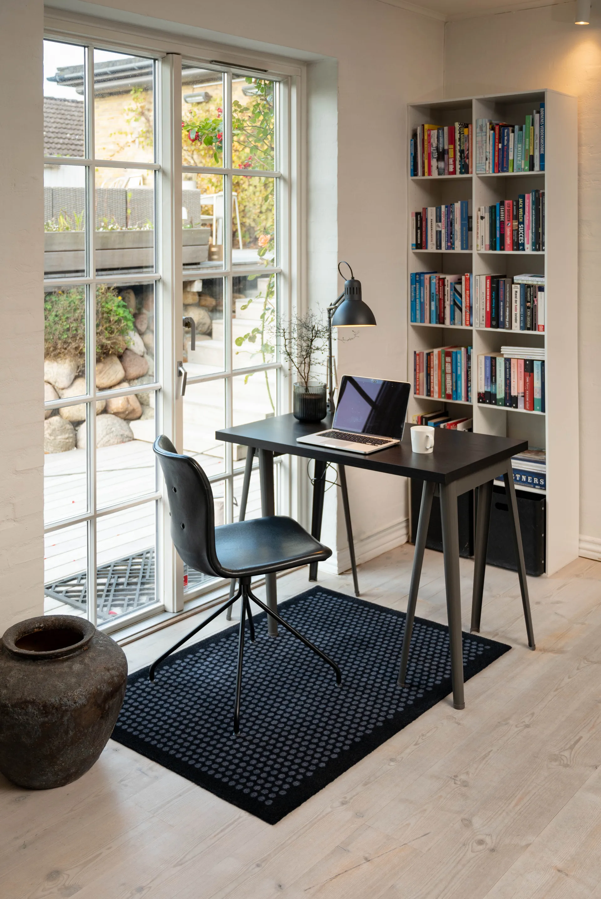 Dot Fußabstreifer, Black, 90 x 130cm tica copenhagen