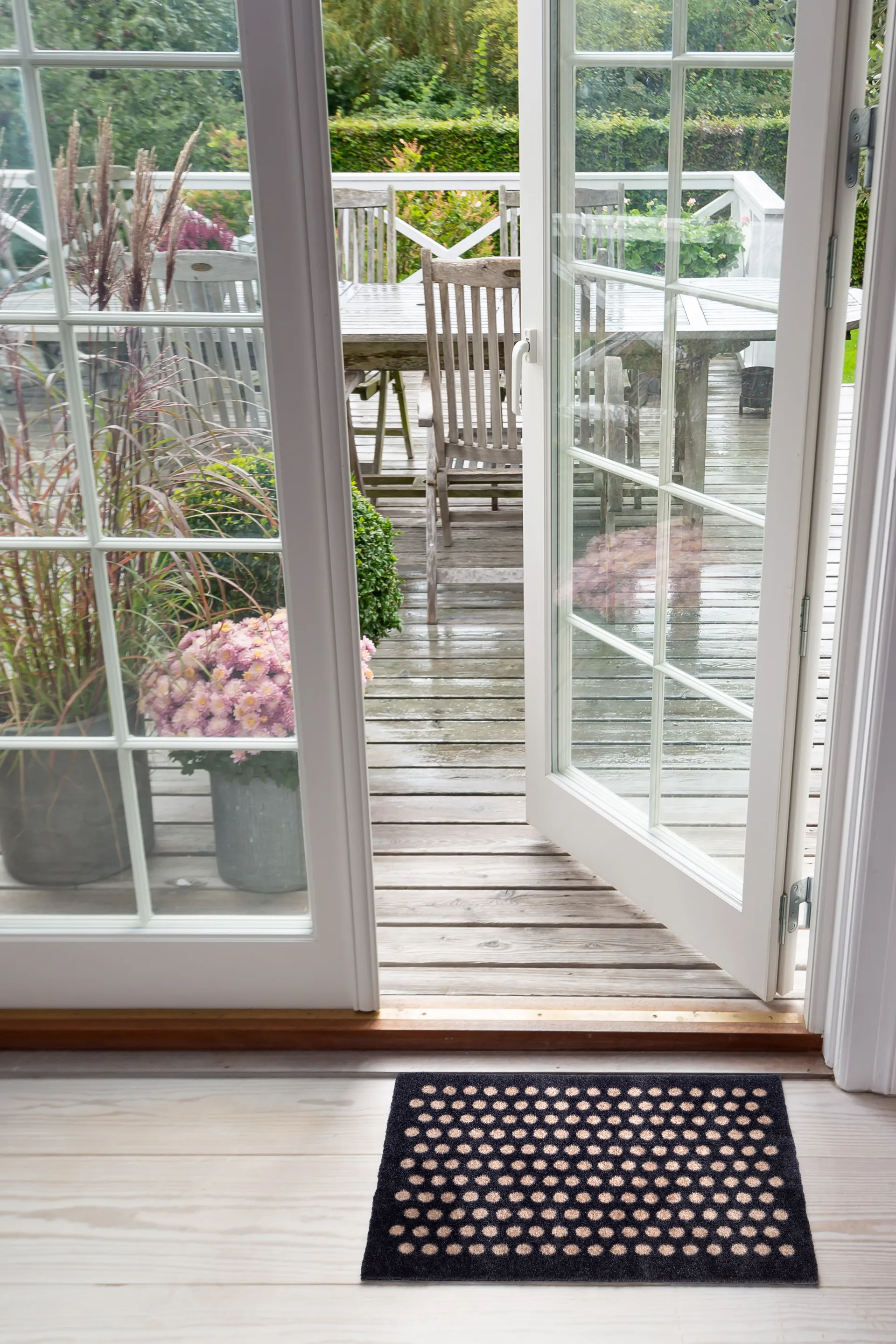 Dot Fußabstreifer, Black-sand, 40 x 60cm tica copenhagen