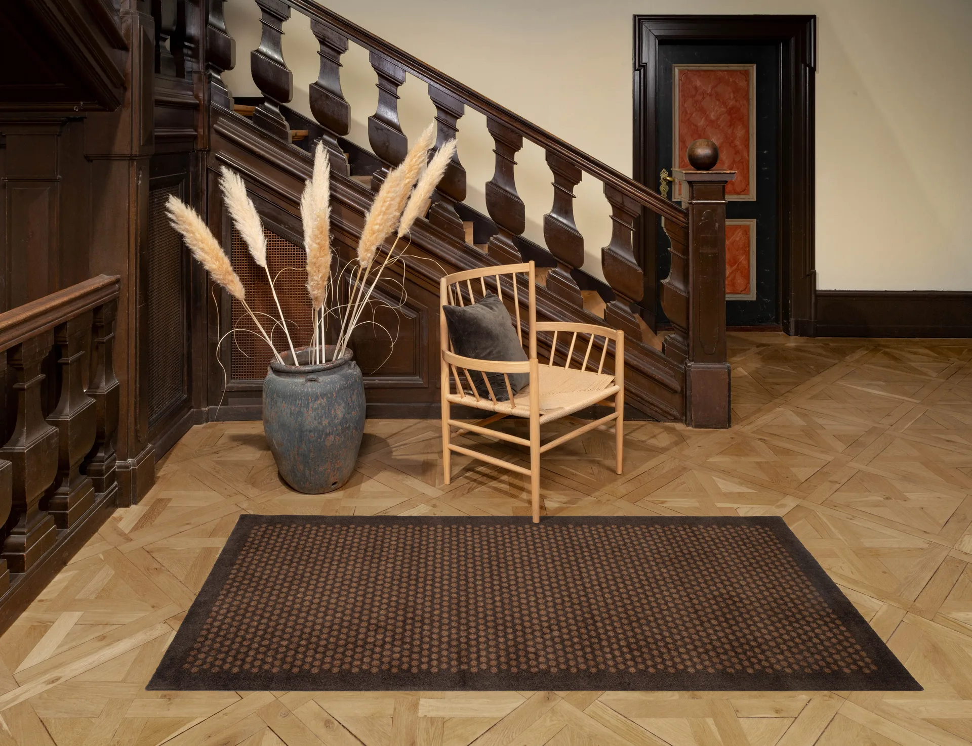 Dot Fußabstreifer, Cognac-brown, 90x200 cm tica copenhagen