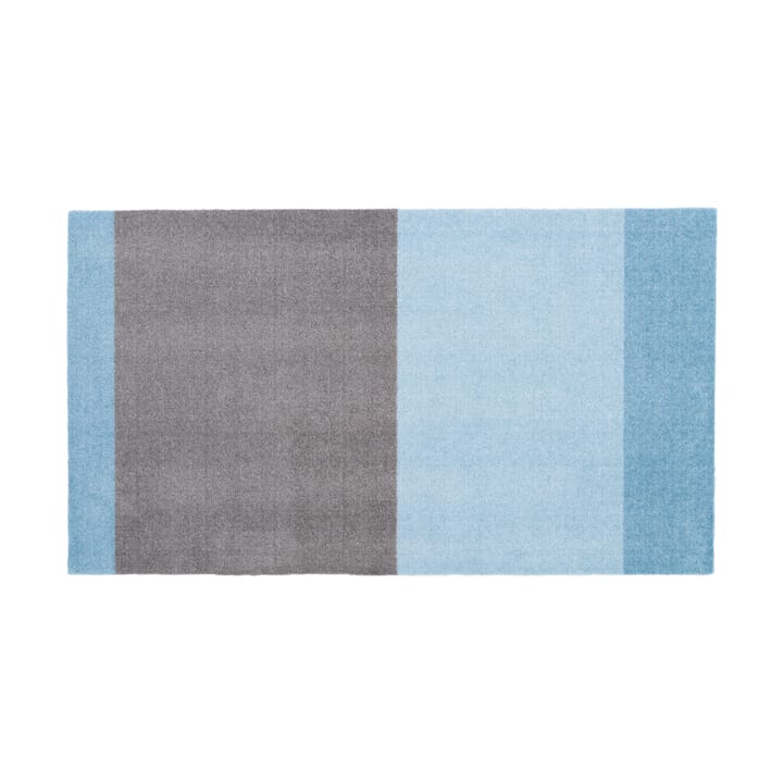 Stripes by tica, horizontal, Flurteppich - Blue-steel grey, 67 x 120cm - tica copenhagen