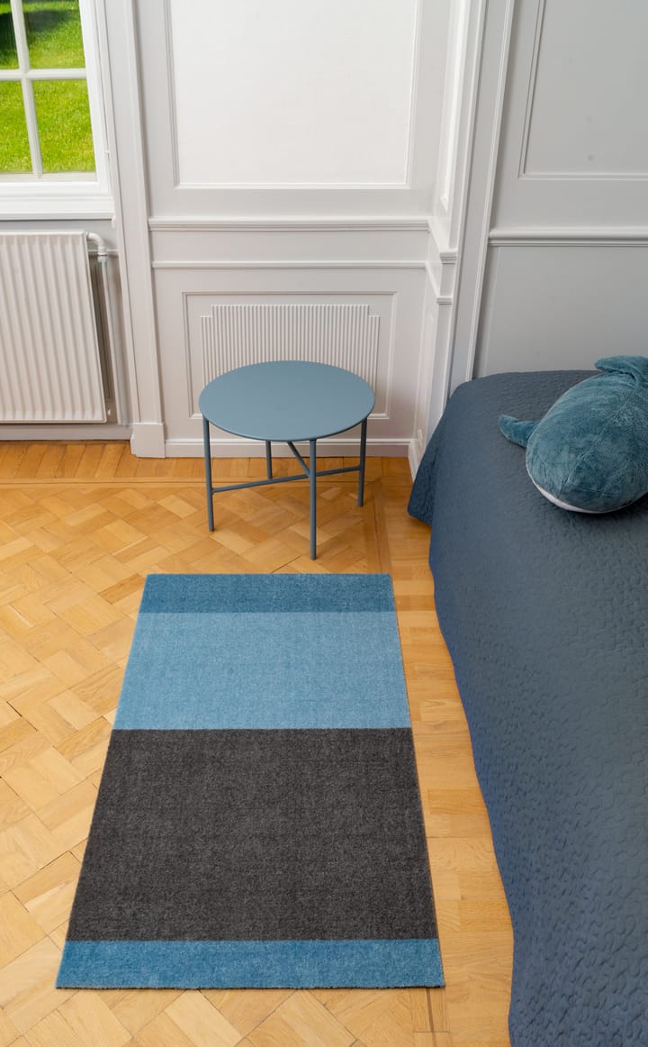 Stripes by tica, horizontal, Flurteppich, Blue-steel grey, 67 x 120cm tica copenhagen