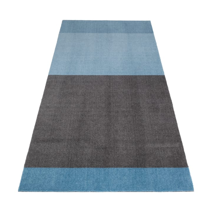 Stripes by tica, horizontal, Flurteppich - Blue-steel grey, 90 x 200cm - Tica copenhagen
