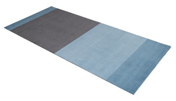 Stripes by tica, horizontal, Flurteppich - Blue-steel grey, 90 x 200cm - tica copenhagen