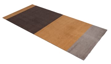 Stripes by tica, horizontal, Flurteppich - Dijon-brown-sand, 90 x 200cm - tica copenhagen