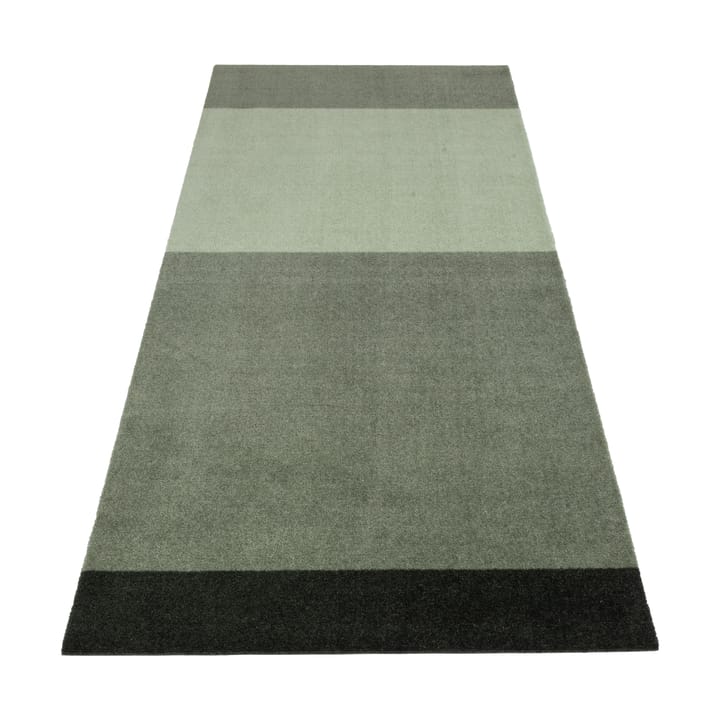 Stripes by tica, horizontal, Flurteppich - Green, 90 x 200cm - Tica copenhagen