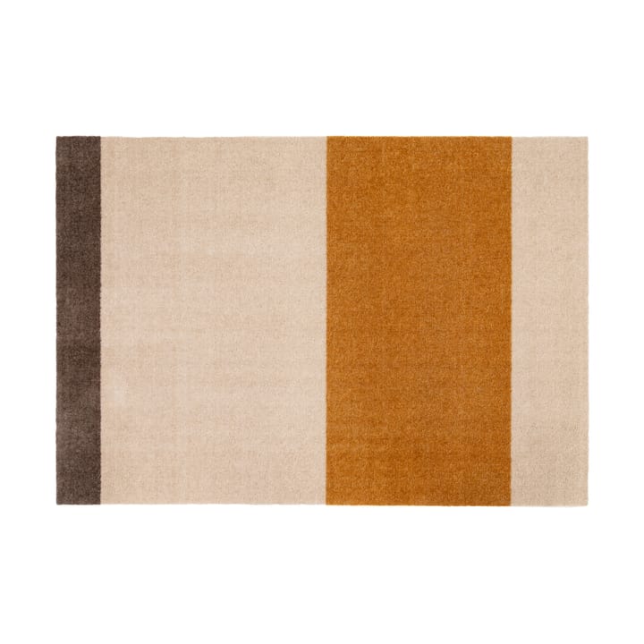 Stripes by tica, horizontal, Flurteppich - Ivory-dijon-brown, 90 x 130cm - tica copenhagen