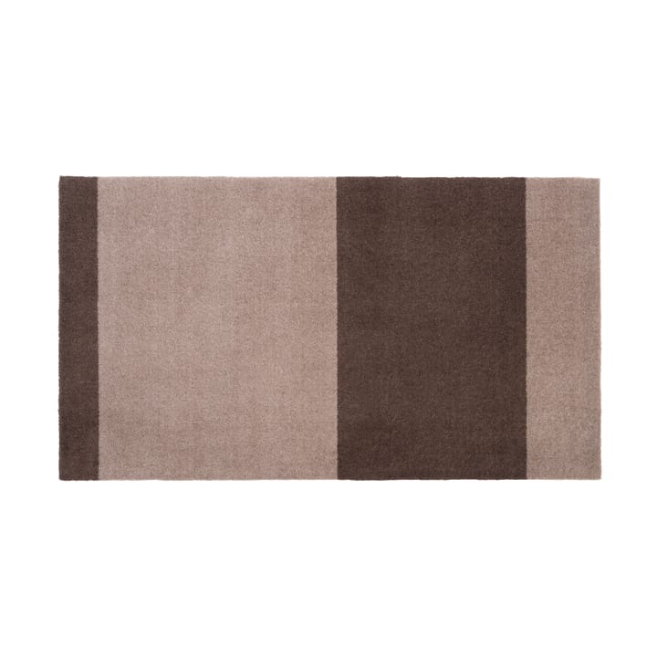 Stripes by tica, horizontal, Flurteppich - Sand-brown, 67 x 120cm - Tica copenhagen