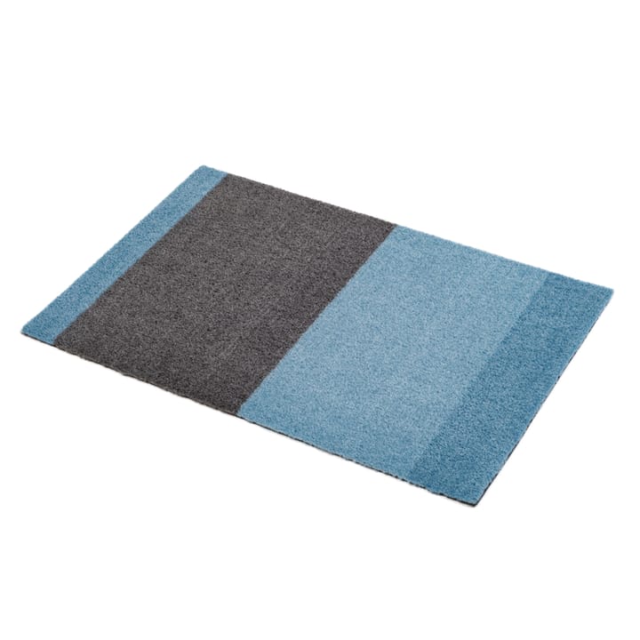 Stripes by tica, horizontal, Fußabstreifer, Blue-steel grey, 40 x 60cm tica copenhagen
