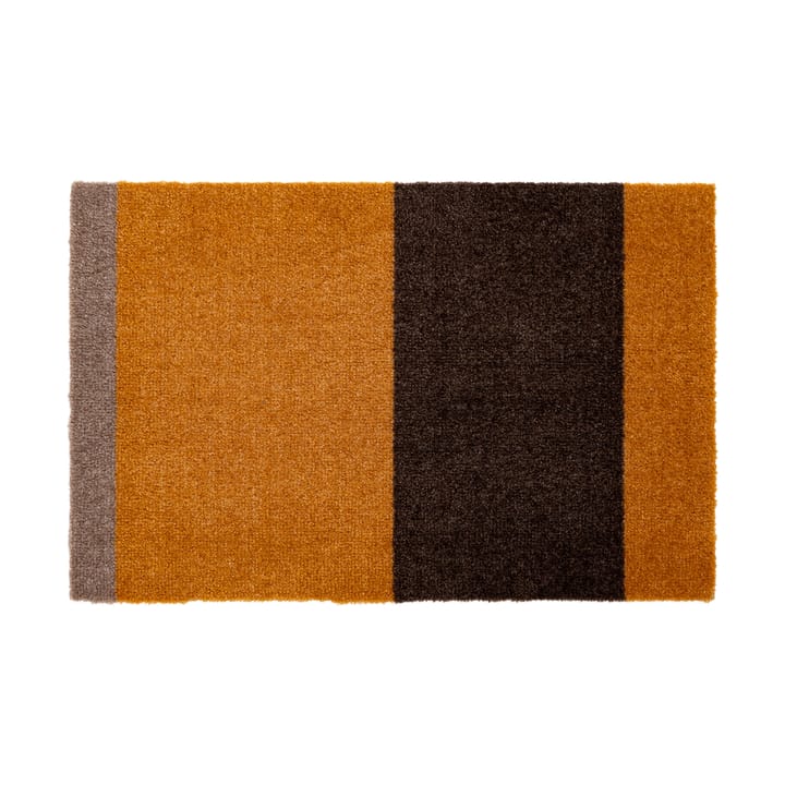 Stripes by tica, horizontal, Fußabstreifer - Dijon-brown-sand, 40 x 60cm - tica copenhagen