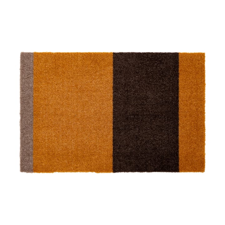 Stripes by tica, horizontal, Fußabstreifer - Dijon-brown-sand, 40 x 60cm - Tica copenhagen