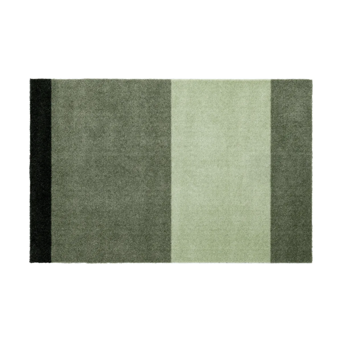 tica copenhagen Stripes by tica, horizontal, Fußabstreifer Green, 60 x 90cm