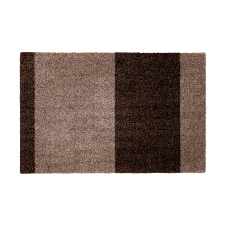 Stripes by tica, horizontal, Fußabstreifer - Sand-brown, 40 x 60cm - tica copenhagen