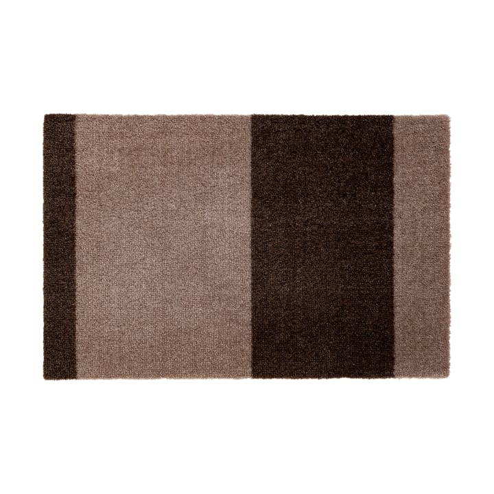 Stripes by tica, horizontal, Fußabstreifer - Sand-brown, 40 x 60cm - Tica copenhagen