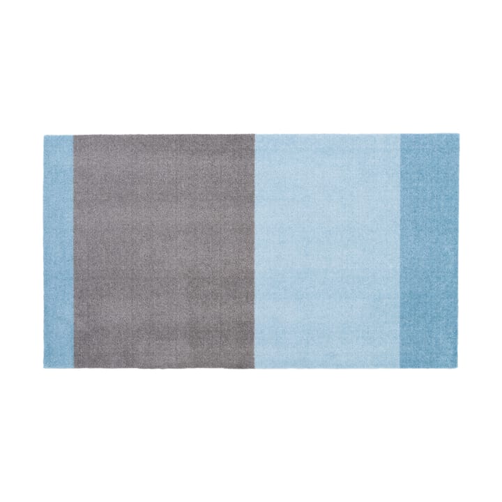 Stripes Flurteppich horizontal - Blue-steel grey, 67 x 120cm - Tica copenhagen