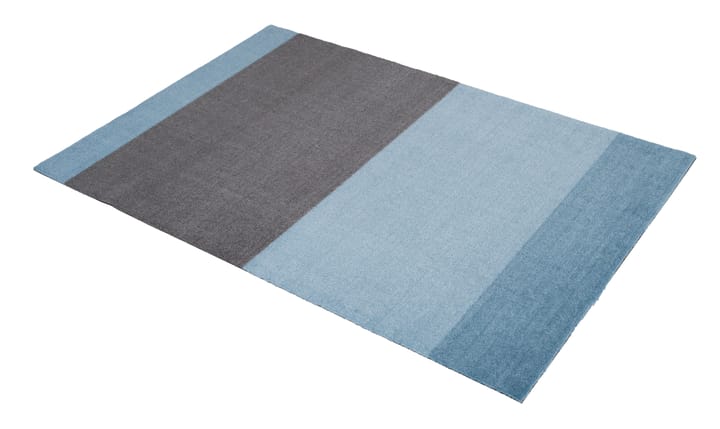 Stripes Flurteppich horizontal, Blue-steel grey, 90 x 130cm tica copenhagen