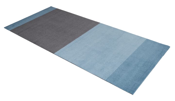 Stripes Flurteppich horizontal, Blue-steel grey, 90 x 200cm tica copenhagen