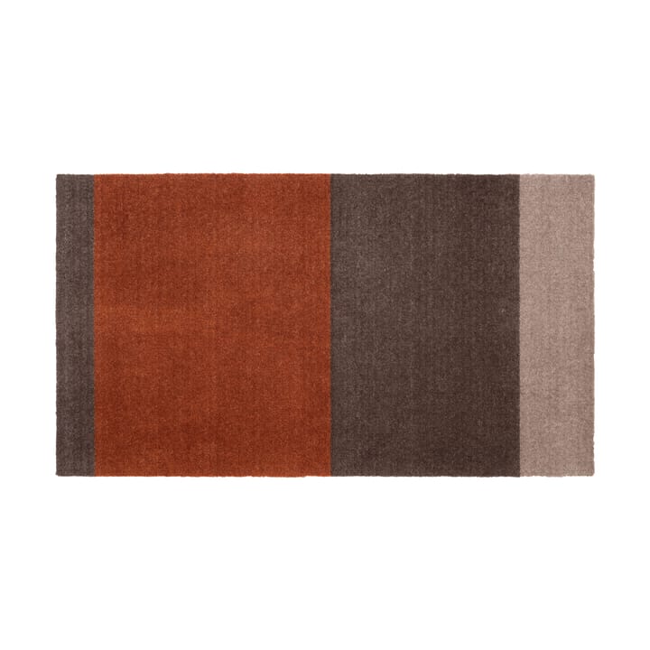 Stripes Flurteppich horizontal - Brown-terrakotta 67 x 120cm - Tica copenhagen