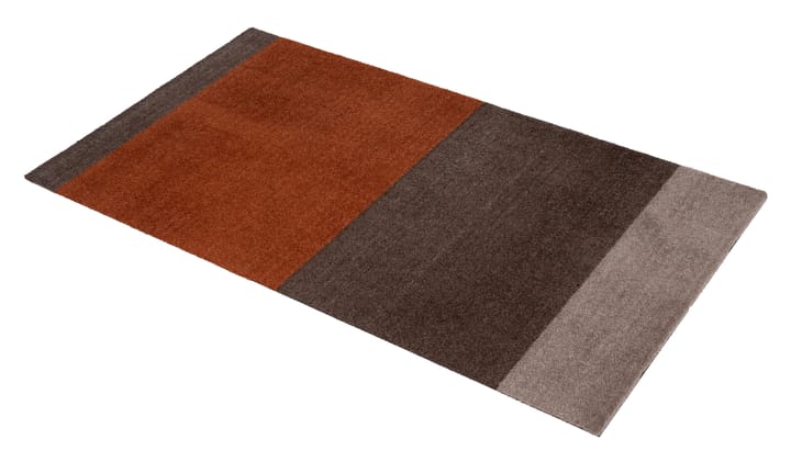 Stripes Flurteppich horizontal, Brown-terrakotta 67 x 120cm tica copenhagen