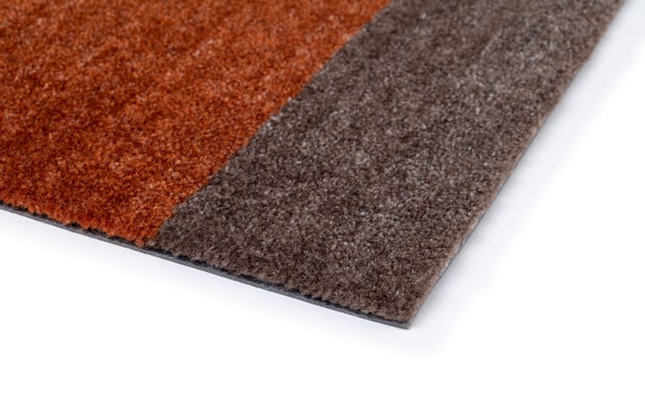 Stripes Flurteppich horizontal, Brown-terrakotta 67 x 120cm tica copenhagen