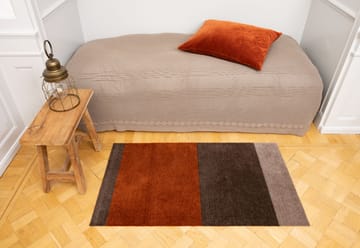 Stripes Flurteppich horizontal - Brown-terrakotta 67 x 120cm - tica copenhagen