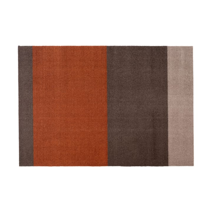 Stripes Flurteppich horizontal - Brown-terrakotta 90 x 130cm - Tica copenhagen