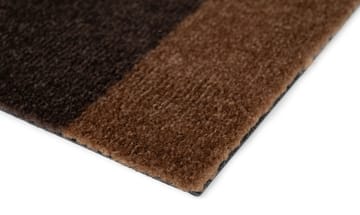 Stripes Flurteppich horizontal - Cognac-dark brown-black, 90x200 cm - tica copenhagen