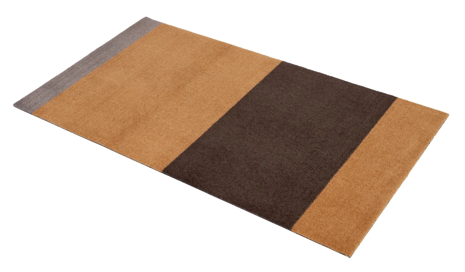 Stripes Flurteppich horizontal, Dijon-brown-sand, 67 x 120cm tica copenhagen