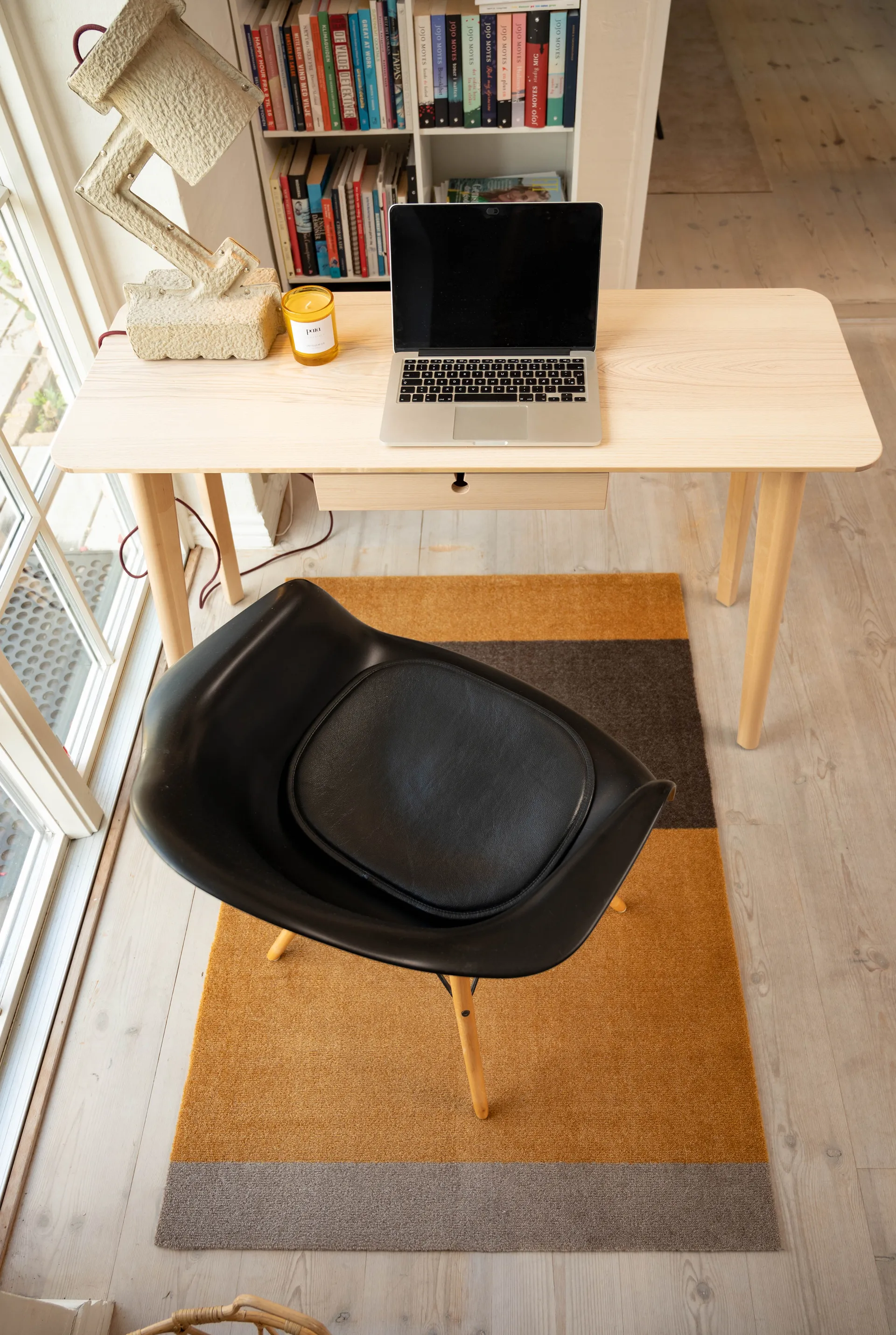 Stripes Flurteppich horizontal, Dijon-brown-sand, 90 x 130cm tica copenhagen