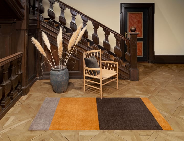 Stripes Flurteppich horizontal, Dijon-brown-sand, 90 x 200cm tica copenhagen