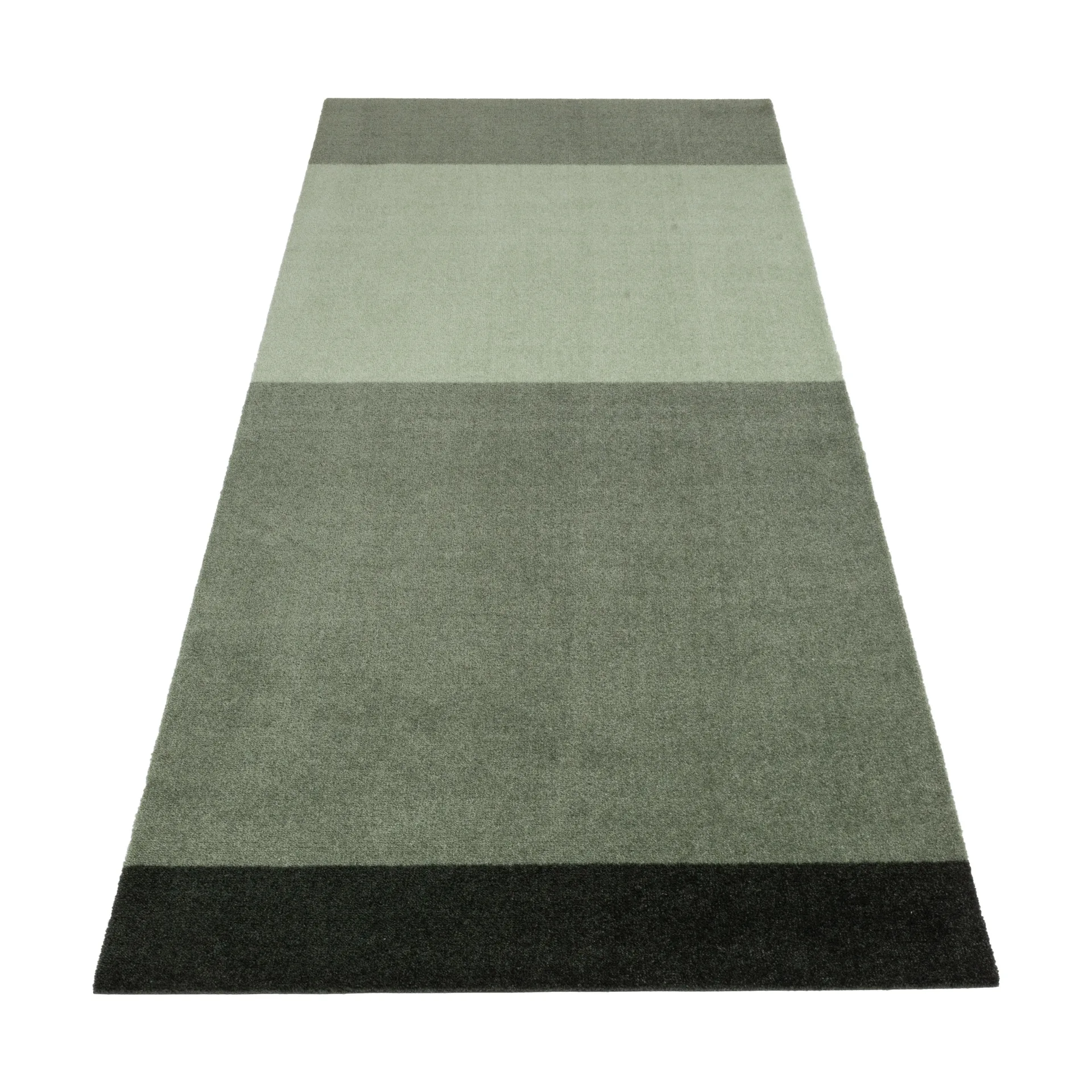 Stripes Flurteppich horizontal, Green, 90 x 200cm tica copenhagen