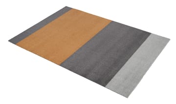 Stripes Flurteppich horizontal - Grey-grey-dijon, 90 x 130cm - tica copenhagen