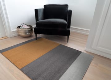 Stripes Flurteppich horizontal - Grey-grey-dijon, 90 x 130cm - tica copenhagen