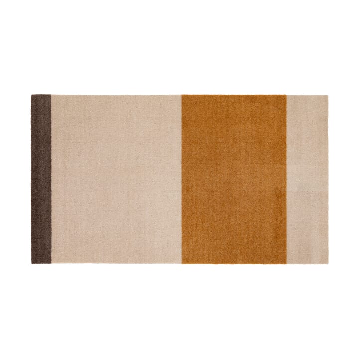 Stripes Flurteppich horizontal - Ivory-dijon-brown, 67 x 120cm - Tica copenhagen