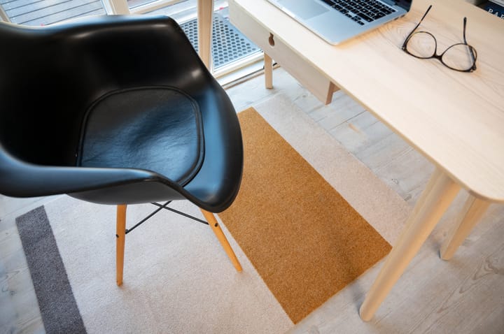 Stripes Flurteppich horizontal, Ivory-dijon-brown, 90 x 130cm tica copenhagen