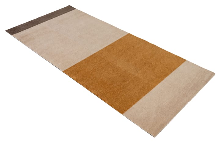 Stripes Flurteppich horizontal, Ivory-dijon-brown, 90 x 200cm tica copenhagen