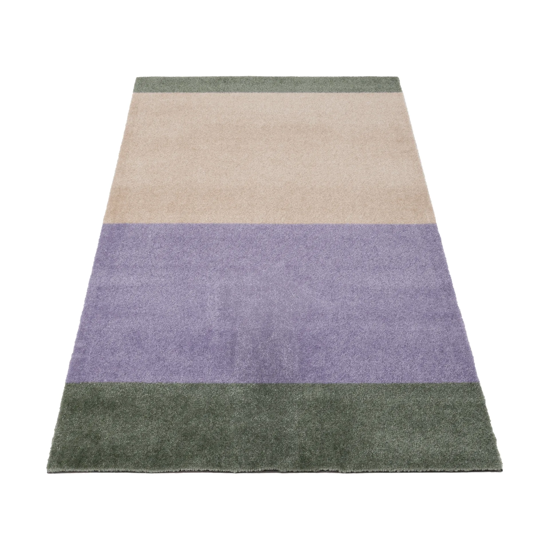 Stripes Flurteppich horizontal, Lilac-ivory-green, 67x120 cm tica copenhagen