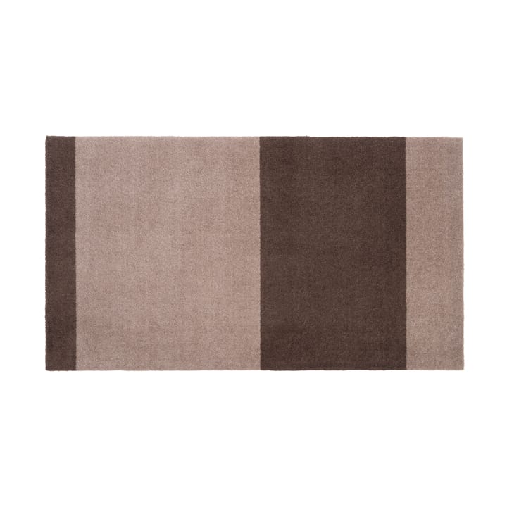 Stripes Flurteppich horizontal - Sand-brown, 67 x 120cm - Tica copenhagen